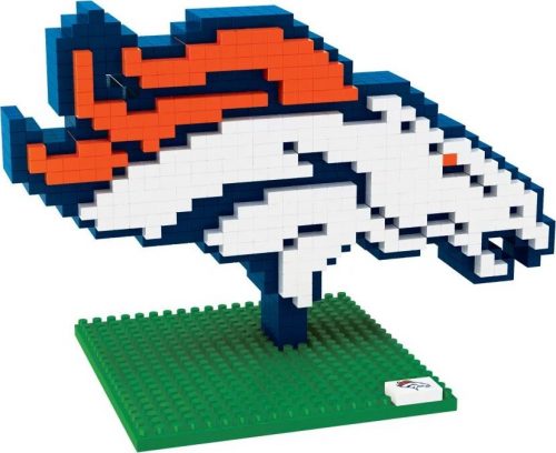 NFL Denver Broncos - 3D BRXLZ - Logo Hracky vícebarevný