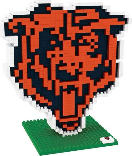 NFL Chicago Bears - 3D BRXLZ - Logo Hracky vícebarevný