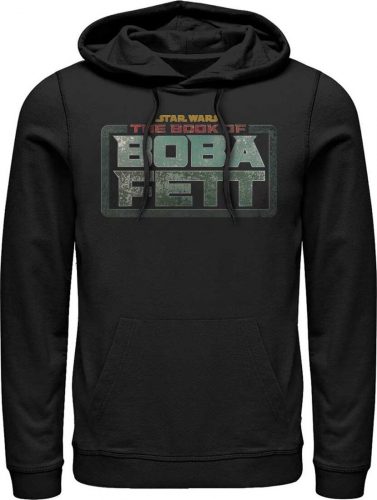 Star Wars The Book Of Boba Fett - Logo Mikina s kapucí černá