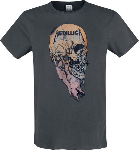 Metallica Amplified Collection - Sad But True Tričko charcoal