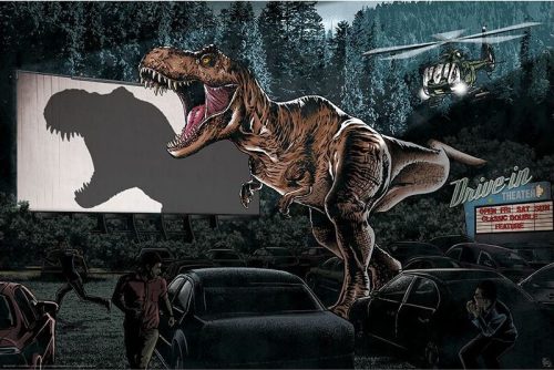Jurassic Park Jurassic World - Cinema plakát vícebarevný