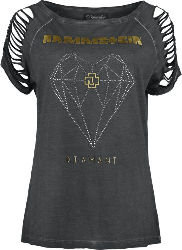 Rammstein Diamant Dámské tričko tmavě šedá