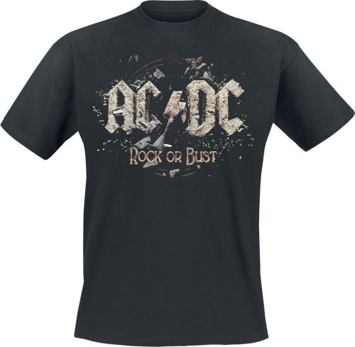 AC/DC Rock Or Bust Tričko černá