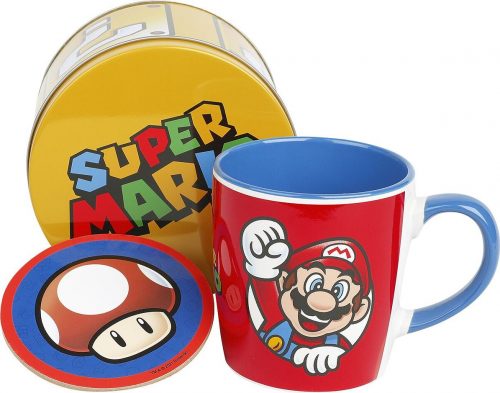 Super Mario Lets a Go - Geschenkset Fan balícek vícebarevný