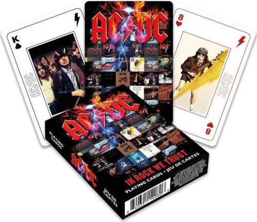 AC/DC In Rock We Trust - Spielkarten Balícek karet standard