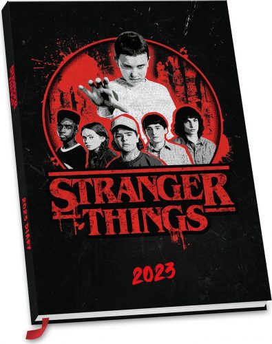 Stranger Things A5 Kalenderbuch 2023 Diář vícebarevný