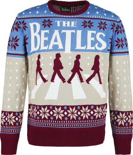 The Beatles Holiday Sweater 2022 Mikina vícebarevný