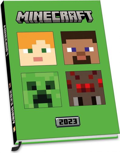 Minecraft A5 Kalenderbuch 2023 Diář vícebarevný