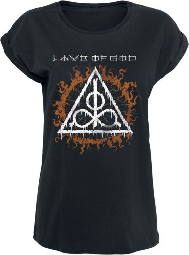 Lamb Of God Symbol And Sun Dámské tričko černá