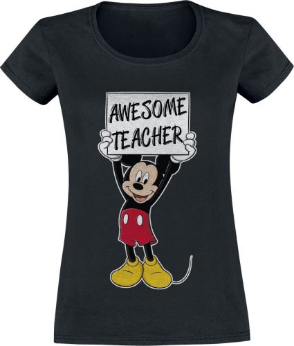Mickey & Minnie Mouse Awesome Teacher Dámské tričko černá