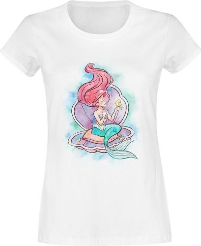 Ariel - Malá mořská víla Silhouette Dámské tričko bílá