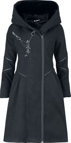 Poizen Industries Possession Coat Dámský kabát černá