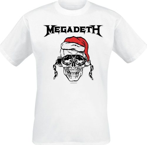 Megadeth Santa Vic Tričko bílá