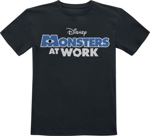 Monsters At Work Kids - Logo detské tricko černá