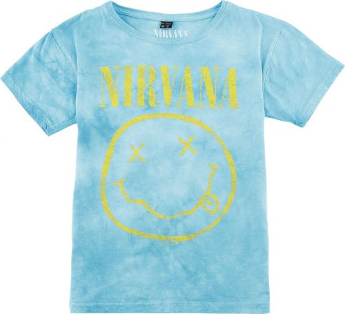 Nirvana Kids - Smiley detské tricko světle modrá