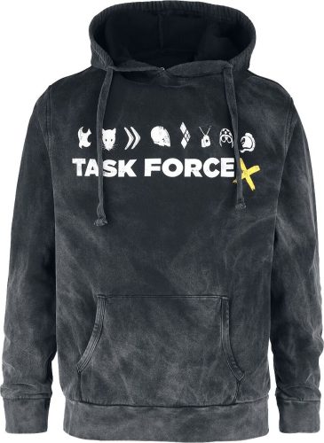 Suicide Squad 2 - Task Force X Mikina s kapucí černá