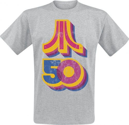 Atari 50th Anniversary Tričko šedá