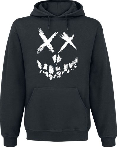 Suicide Squad Skull Logo Mikina s kapucí černá