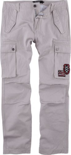 Rock Rebel by EMP Army Vintage Trousers Cargo kalhoty šedá