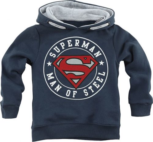 Superman Kids - Man Of Steel detská mikina s kapucí námořnická modrá