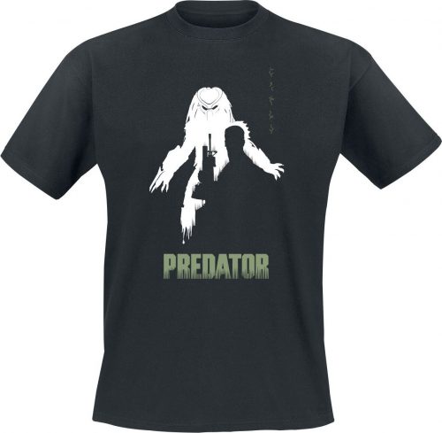 Predator Silhouette Poster Tričko černá