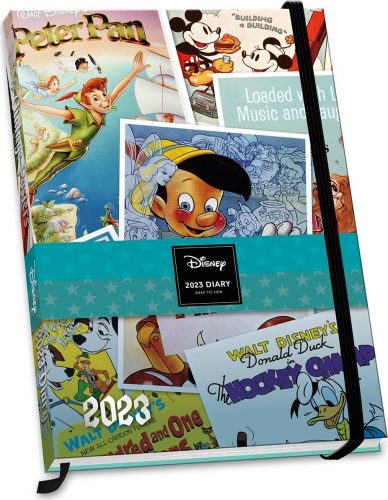 Disney Vintage Posters - A5 Kalenderbuch 2023 Diář vícebarevný
