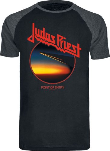 Judas Priest Point of entry Tričko cerná/šedá