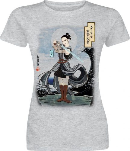 Star Wars Rey - Asian Dámské tričko šedá