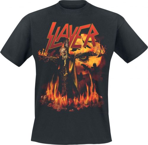Slayer Halloween Scarecrow Tričko černá