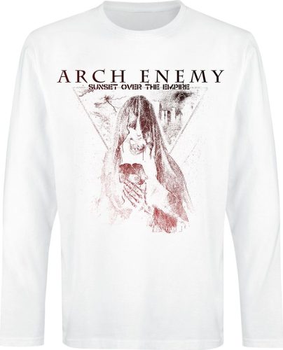 Arch Enemy Sunset Over The Empire Tričko s dlouhým rukávem bílá