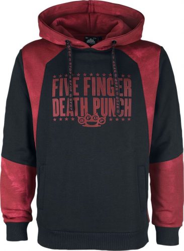 Five Finger Death Punch EMP Signature Collection Mikina s kapucí cervená/cerná