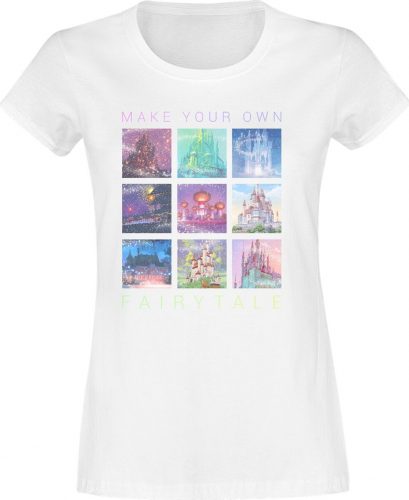 Disney Princess Castles Dámské tričko bílá