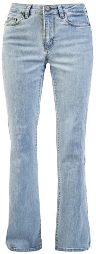 Urban Classics Dámské rozšířené denimové kalhoty s vysokým pasem Dámské džíny modrá