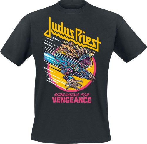 Judas Priest SFV Comic Classic Tričko černá