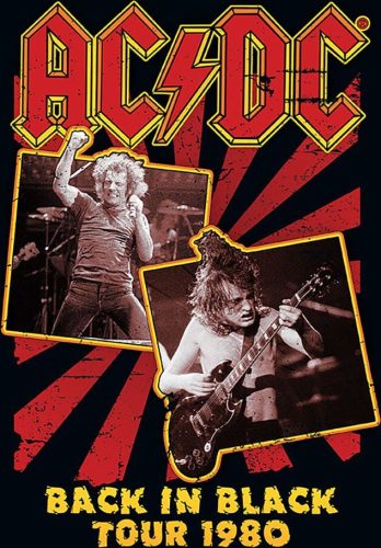 AC/DC Back in Black plakát vícebarevný