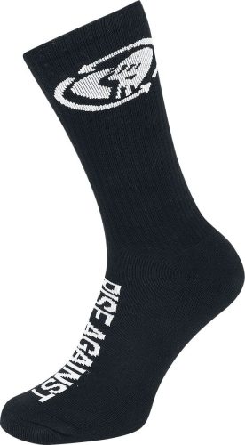 Rise Against Logo - Socken Ponožky černá