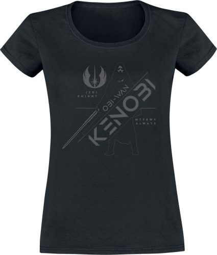 Star Wars Obi-Wan Kenobi Dámské tričko černá