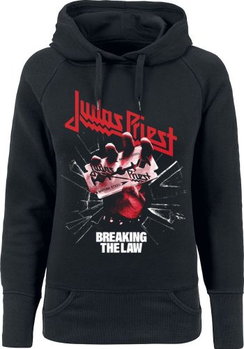 Judas Priest Breaking the law Dámská mikina s kapucí černá