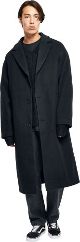 Urban Classics Long Coat Kabát černá