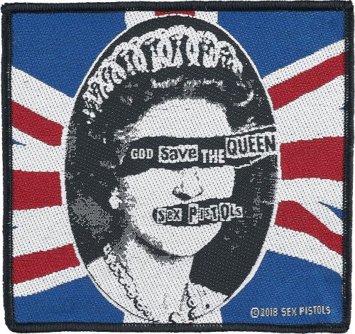 Sex Pistols God Save The Queen nášivka vícebarevný