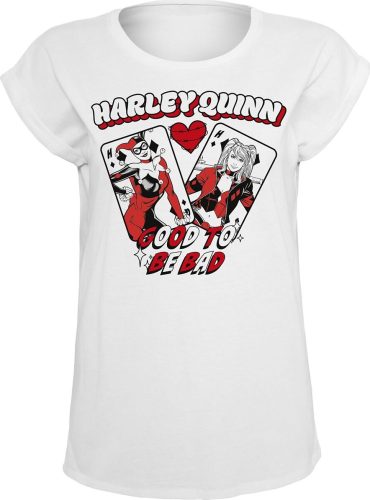 Harley Quinn It's Good To Be Bad Dámské tričko bílá
