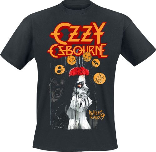 Ozzy Osbourne Paranoid No 9 Tričko černá