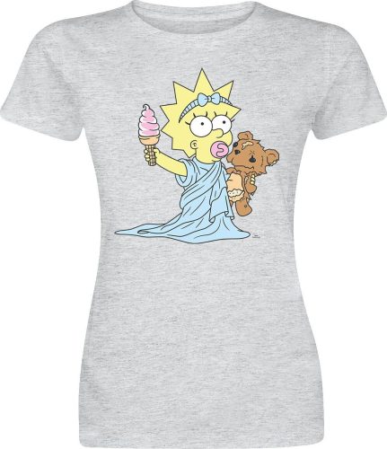 Die Simpsons Maggie - Liberty Dámské tričko šedá