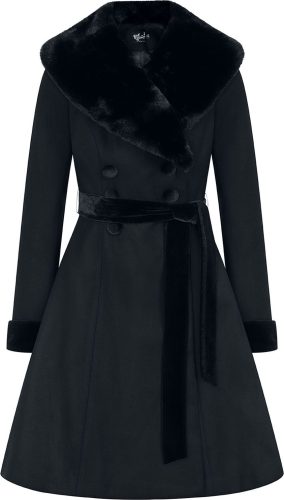 Hell Bunny Simone Coat Dámský kabát černá