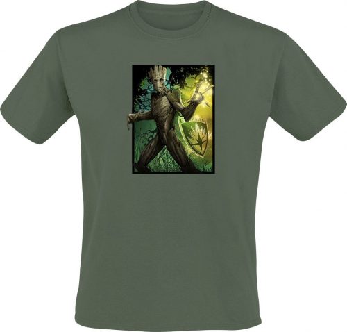 Strážci galaxie Groot Forest Energy Tričko zelená