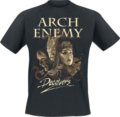 Arch Enemy Deceivers Cover Art Tričko černá