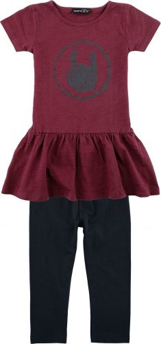 EMP Stage Collection Kleid mit Leggings detské šaty cervená/cerná