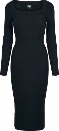 Urban Classics Dámské dlouhé pletené šaty Maxi šaty černá