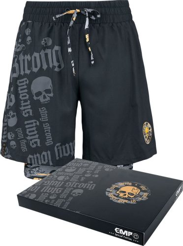 EMP Special Collection Sport 2in1 Shorts mit integrierter Innenhose Kraťasy černá