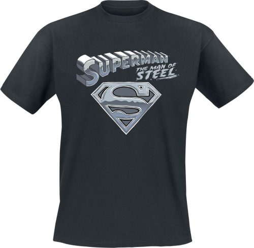 Superman The Man Of Steel Tričko černá